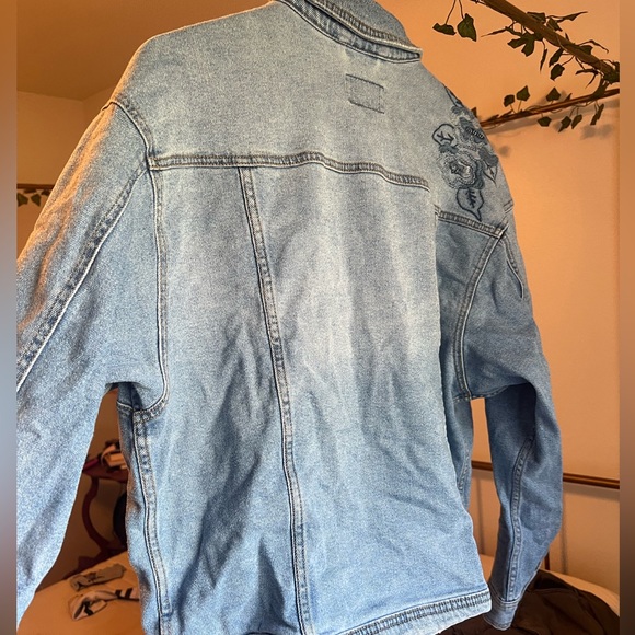 Embroidered Denim Jacket - Picture 6 of 6